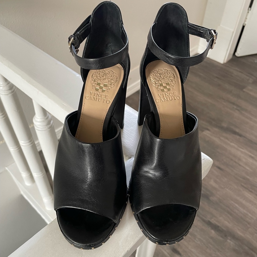 Vince Camuto Black Women's Heeled Sandals